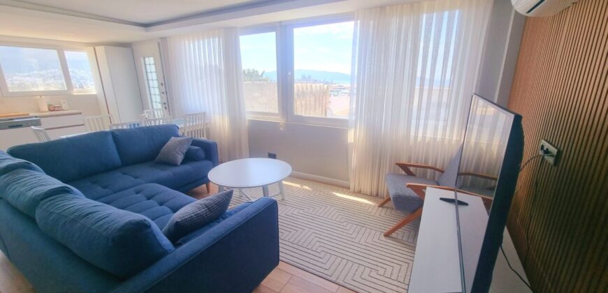 New apartment in center of Bodrum with sea, Castel and Marina view