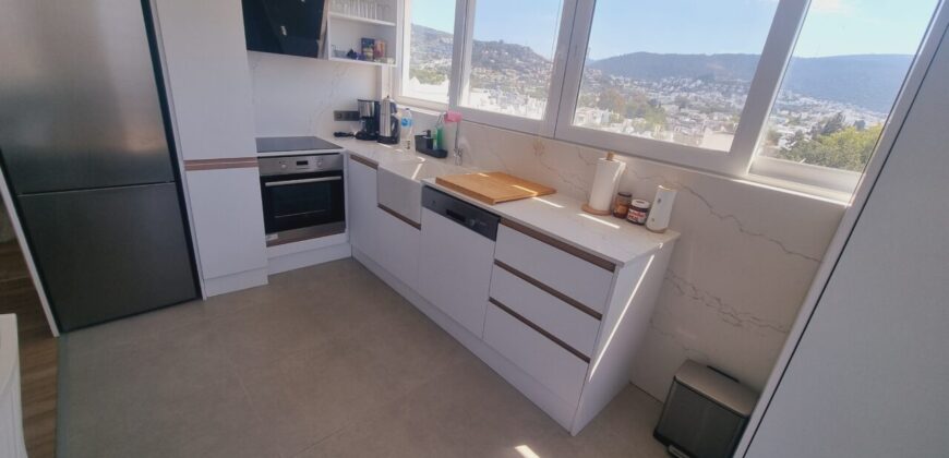 New apartment in center of Bodrum with sea, Castel and Marina view